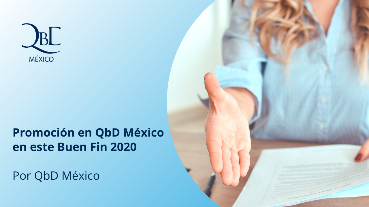 Promoción en QbD México en este Buen Fin 2020